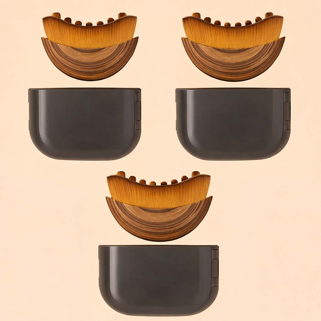 3x Lymph-Massagebürste