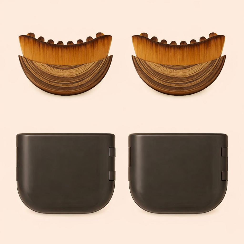 2x Lymph-Massagebürste